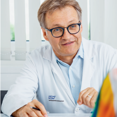 Profilbild von Dr. Andreas Müller, Leiter Brustzentrum, Kantonsspital Winterthur
